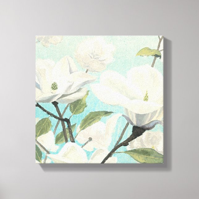 White Blossoms from the South Canvas Print (Front)