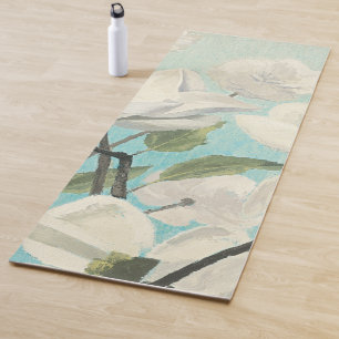 White Blossoms from the South Yoga Mat