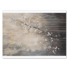 White Blossoms Tree Branch Abstract Moody
