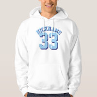 White & Blue Adults | Sports Jersey Design