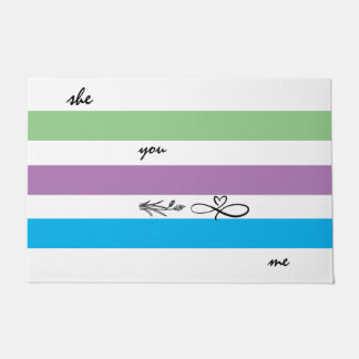 white blue and mat green pattern personalized