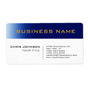 White Blue Contemporary Professional