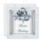 White Blue Snowflake Blue Winter Wedding