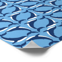 White Blue Whales Yin Yang Sea Animal Ocean Marine