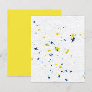 White Blue Yellow Handmade Texture Scrapbook Paper