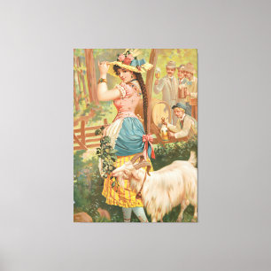 White Bock (1889) by Henry Jerome Schile Canvas Print