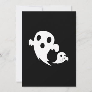 White Boo  Holiday Card