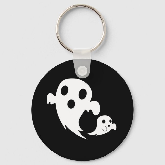 White Boo  Keychain (Front)