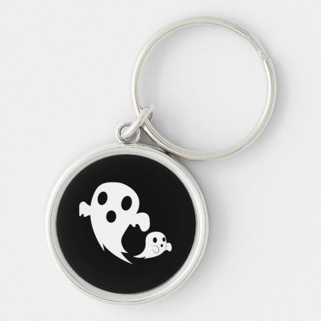 White Boo  Keychain (Front)
