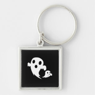 White Boo Keychain
