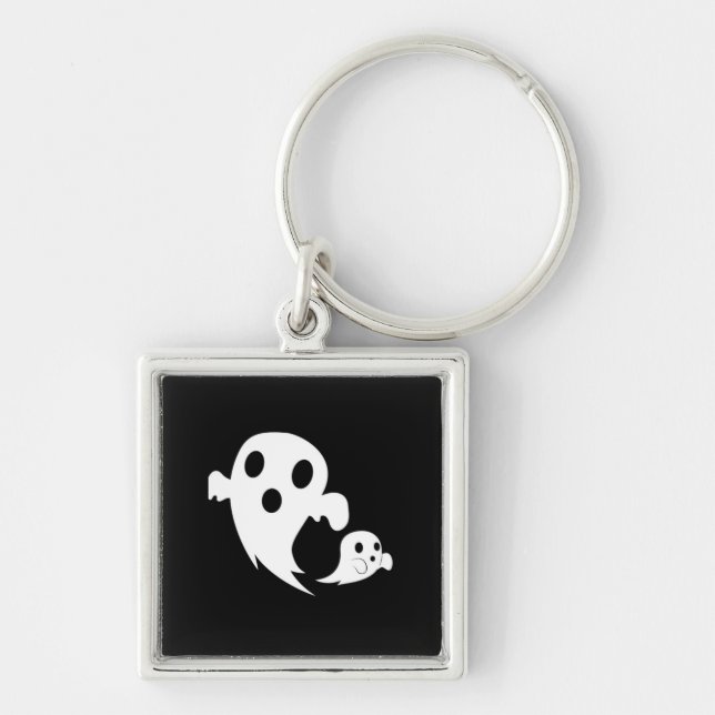 White Boo  Keychain (Front)