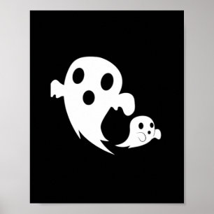 White Boo Poster