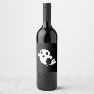 White Boo  Wine Label