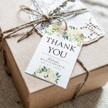 White Bouquet | Bridal Shower | Thank You Gift Tags<br><div class="desc">A unique white rose floral-themed set of thank you gift tags tailored specifically to your future bridal shower.

All elements of this item are unlocked and customizable by using the customization function. Enjoy being creative and making it your own.</div>