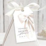 White Bow Bridal Shower Gift Tags<br><div class="desc">White Bow Bridal Shower Gift Tags</div>