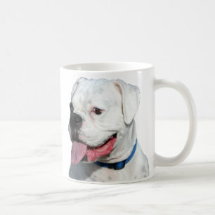 White Boxer mug