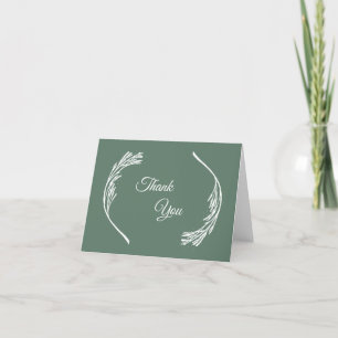 White Branch Thank You Card