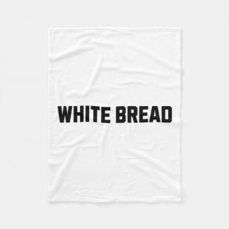 White Bread Funny Costume Halloween Fleece Blanket