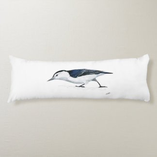 White breasted Nuthatch Body Pillow