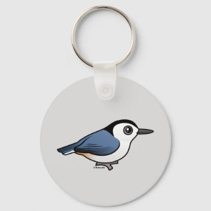 White-breasted Nuthatch Keychain