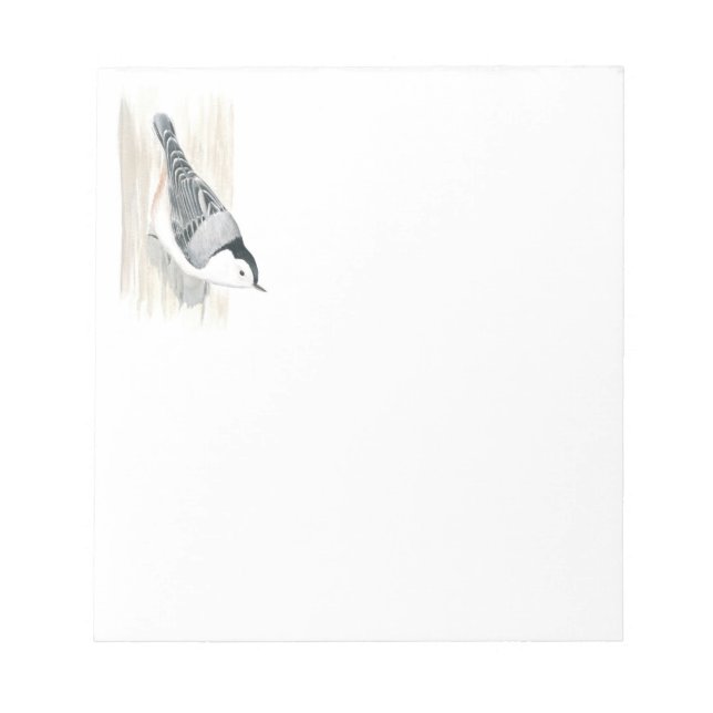 White-breasted Nuthatch Notepad (Front)