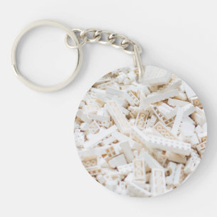 white bricks keychain