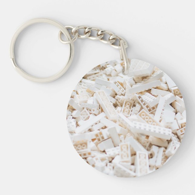 white bricks keychain (Front)