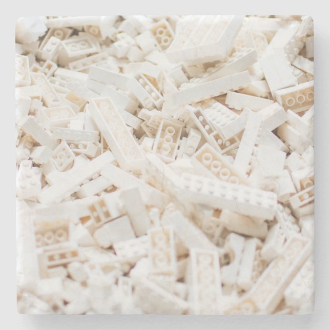 white bricks stone coaster (Front)