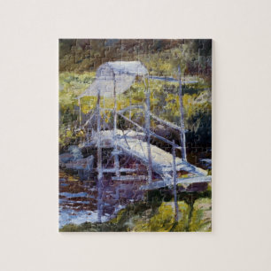 White Bridge by John Twachtman Jigsaw Puzzle