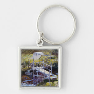 White Bridge by John Twachtman Keychain