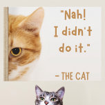 White Brown Funny Cat Meme Relatable Moment Postcard<br><div class="desc">White Brown Funny Cat Meme Relatable Moment Postcard</div>