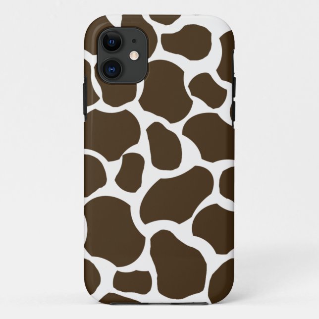 White brown giraffe spot fun stylish iphone 5 case (Back)