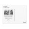 White Brush Hand Lettered Photo Wedding Thank You