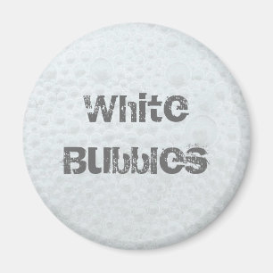 White Bubbles - Template Magnet