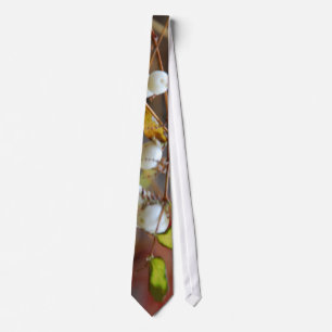 White bubbles tie