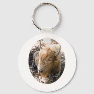 White Buffalo Keychain