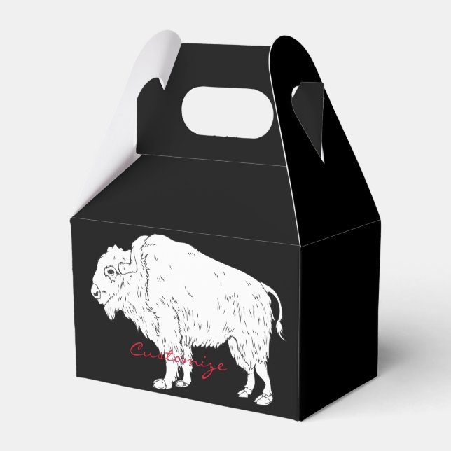 White Buffalo Thunder_Cove Favor Box (Front Side)