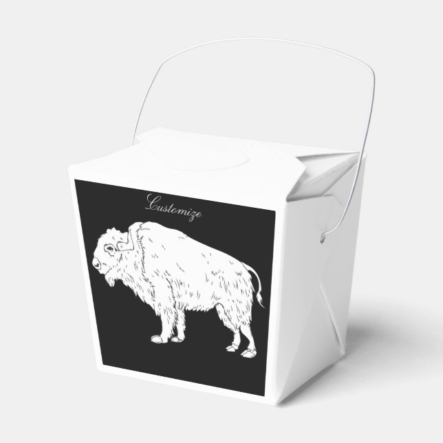 White Buffalo Thunder_Cove Favor Box (Front Side)