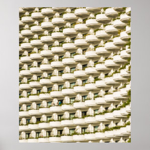 WHITE BUILDING POSTER