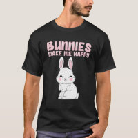 White Bunnie I Love Bunnies Bunnys Make Me Happy C