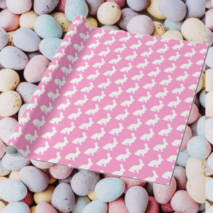 White Bunnies  Wrapping Paper