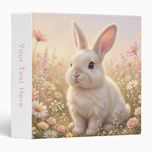 White Bunny Binder