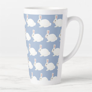 White Bunny Latte Mug