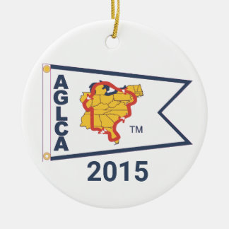 White Burgee (2015) Ceramic Ornament