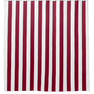 White Burgundy Vertical Stripe NL #0