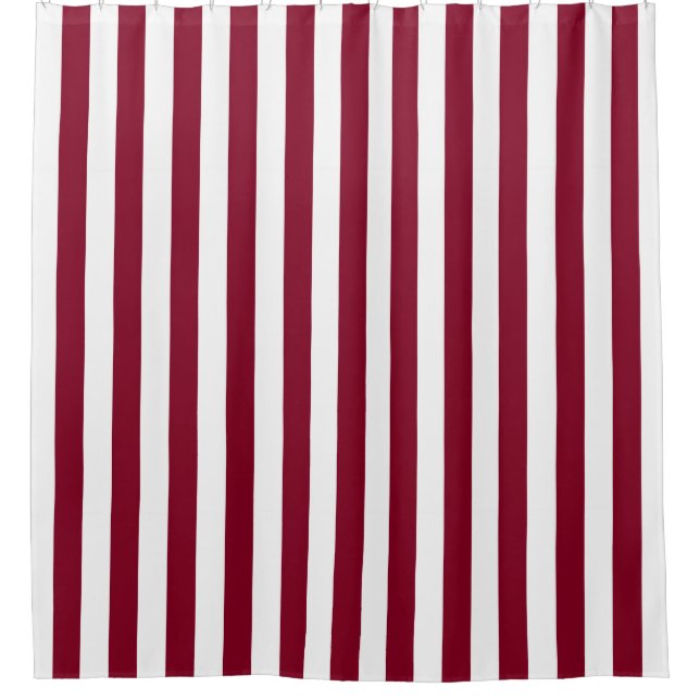 White Burgundy Vertical Stripe NL #0 (Front)