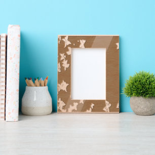 White Butterflies Etched Frames