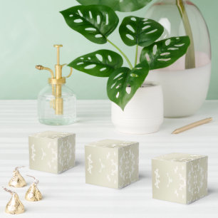 White Butterflies Favor Box
