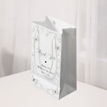 White Butterfly Garden Bridal Shower Thank You Small Gift Bag<br><div class="desc">This cute gift bag would make a wonderful addition to your bridal shower supplies! Easily customize them by clicking on the "personalize" option.</div>
