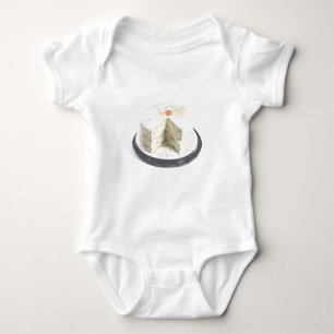 White Cake Baby Bodysuit